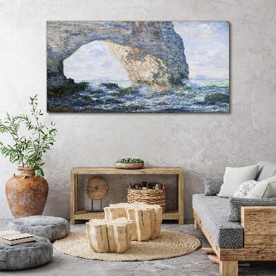 The Manneporte Monet Canvas print