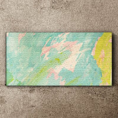 Abstract composition in pastel colors Canvas print