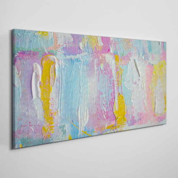 Pastel emotions in abstraction Canvas print