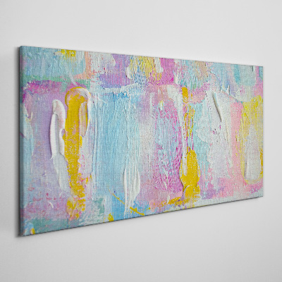 Pastel emotions in abstraction Canvas print