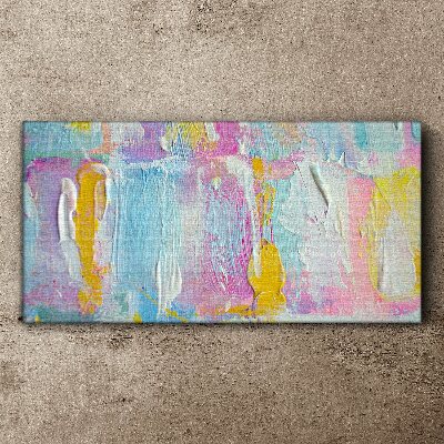 Pastel emotions in abstraction Canvas print