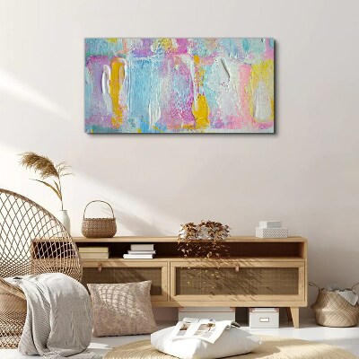 Pastel emotions in abstraction Canvas print