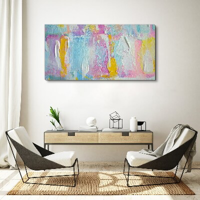 Pastel emotions in abstraction Canvas print