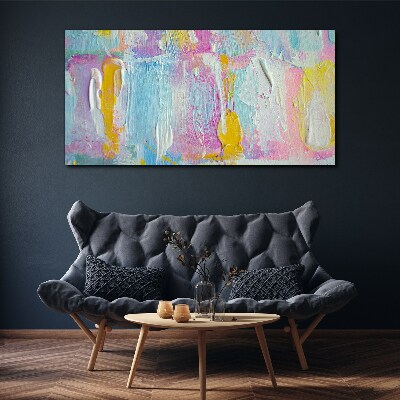 Pastel emotions in abstraction Canvas print