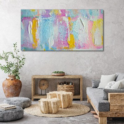 Pastel emotions in abstraction Canvas print