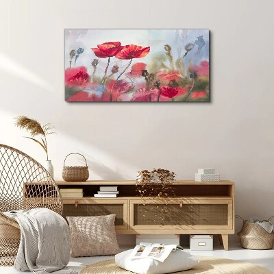 Floral dreams in pastel shades Canvas print