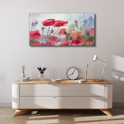Floral dreams in pastel shades Canvas print