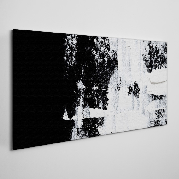 Black and white contrast Canvas print