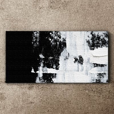 Black and white contrast Canvas print