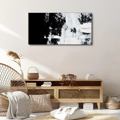 Black and white contrast Canvas print