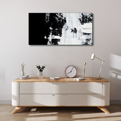 Black and white contrast Canvas print