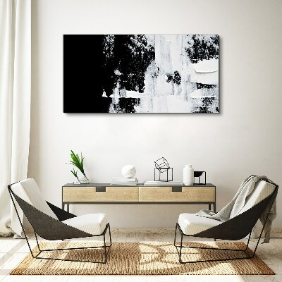 Black and white contrast Canvas print