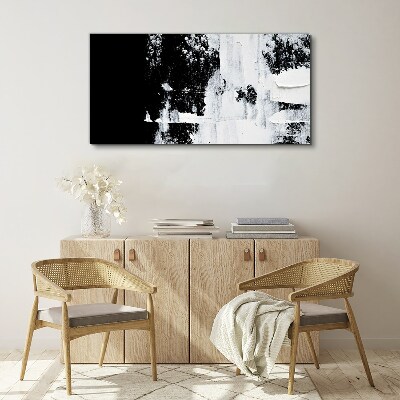 Black and white contrast Canvas print