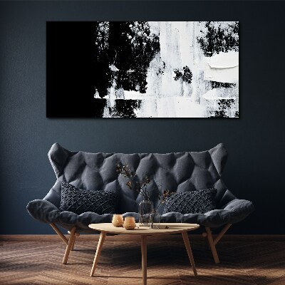 Black and white contrast Canvas print