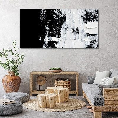 Black and white contrast Canvas print