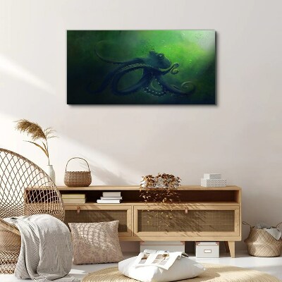 The Mysterious World of the Octopus Canvas print