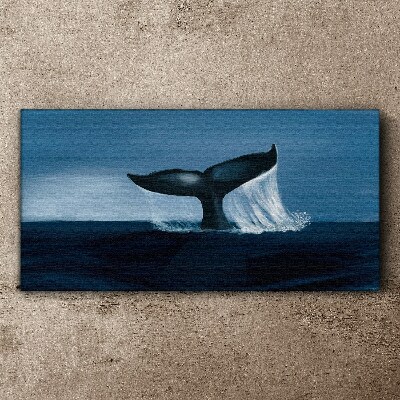 Sea animal whale Canvas print