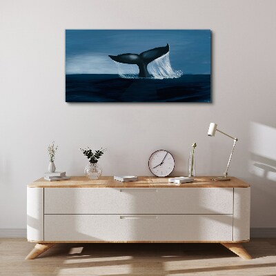 Sea animal whale Canvas print