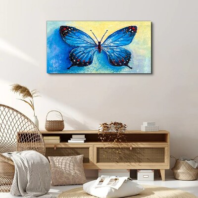 Insect butterfly worm Canvas Wall art