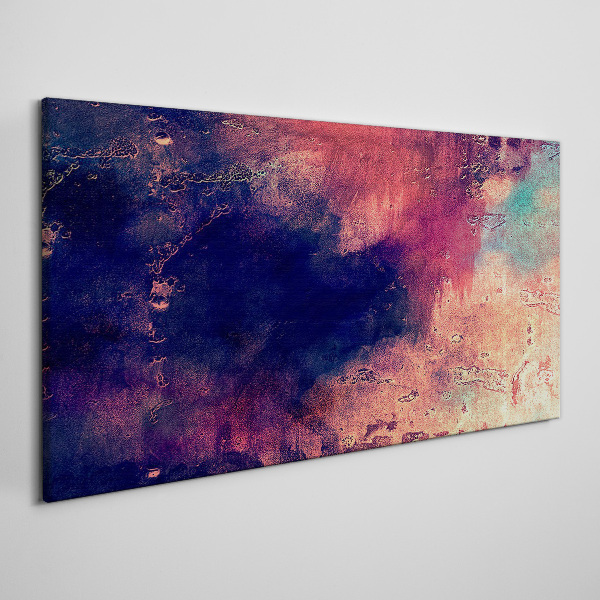 Abstract landscape of colors Canvas print