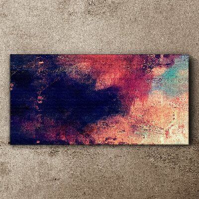 Abstract landscape of colors Canvas print