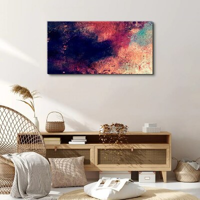 Abstract landscape of colors Canvas print
