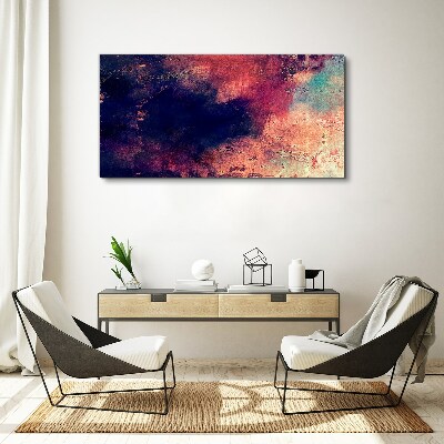 Abstract landscape of colors Canvas print