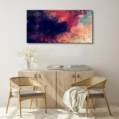 Abstract landscape of colors Canvas print