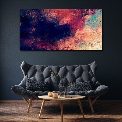 Abstract landscape of colors Canvas print