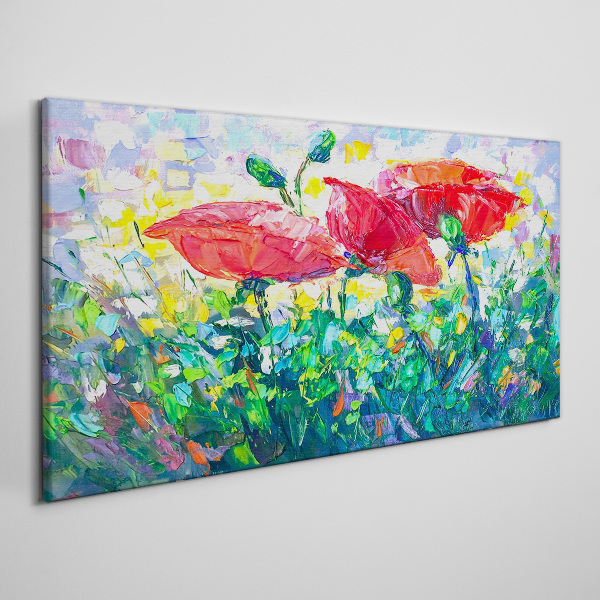 A flower dream in colors Canvas print