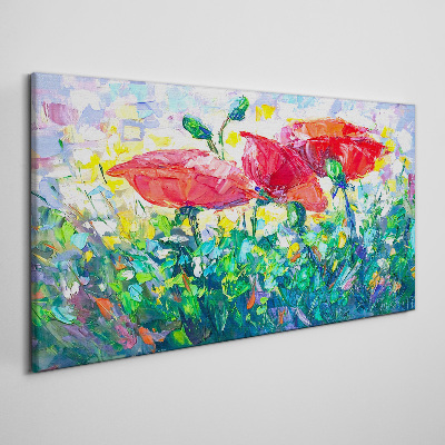 A flower dream in colors Canvas print