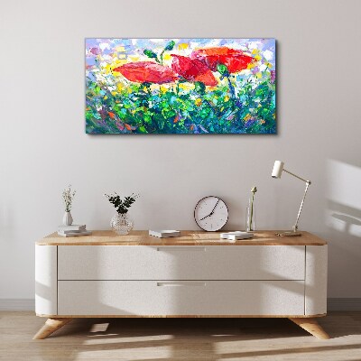 A flower dream in colors Canvas print
