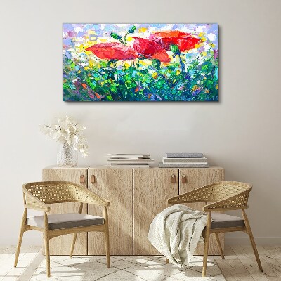 A flower dream in colors Canvas print