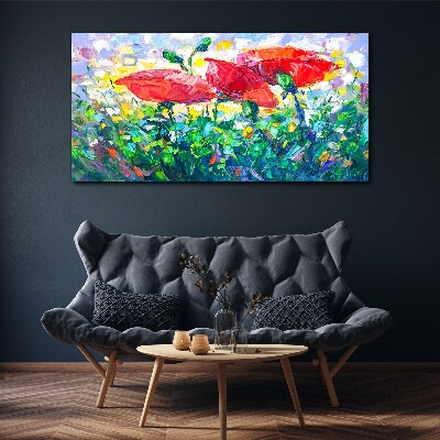 A flower dream in colors Canvas print
