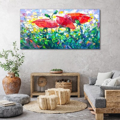 A flower dream in colors Canvas print