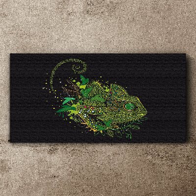 Chameleon animal nature Canvas print