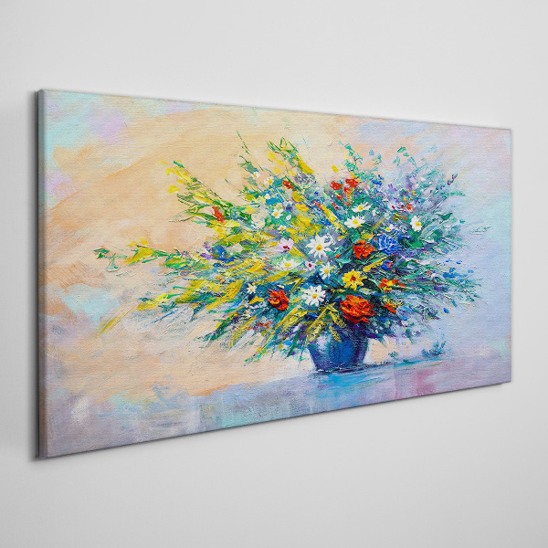 Spring bouquet of flowers Canvas print