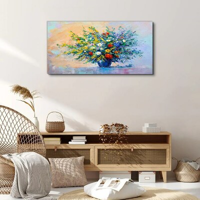 Spring bouquet of flowers Canvas print