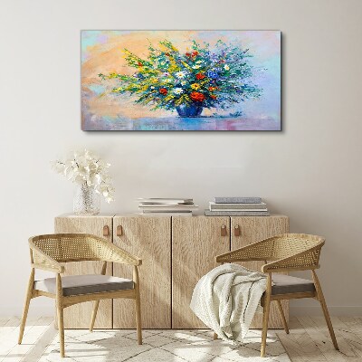 Spring bouquet of flowers Canvas print
