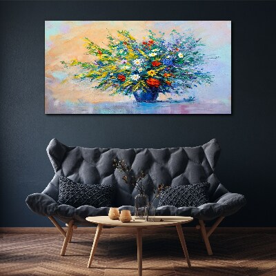Spring bouquet of flowers Canvas print