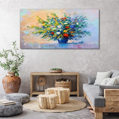 Spring bouquet of flowers Canvas print