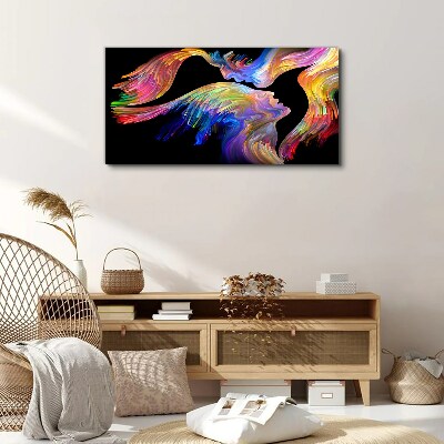 A colorful blend of souls Canvas print