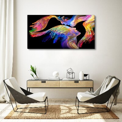 A colorful blend of souls Canvas print