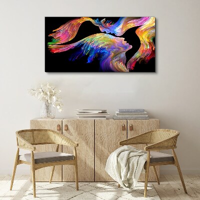 A colorful blend of souls Canvas print