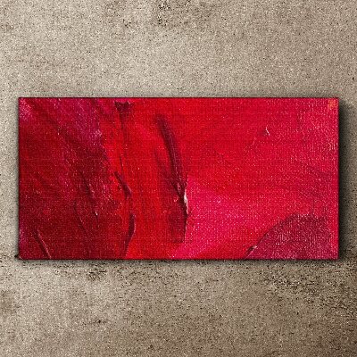 Intense Abstract Red Canvas print