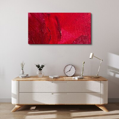 Intense Abstract Red Canvas print