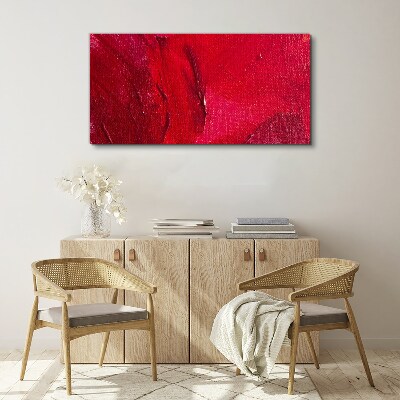 Intense Abstract Red Canvas print