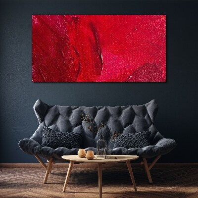 Intense Abstract Red Canvas print