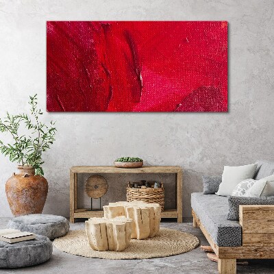 Intense Abstract Red Canvas print