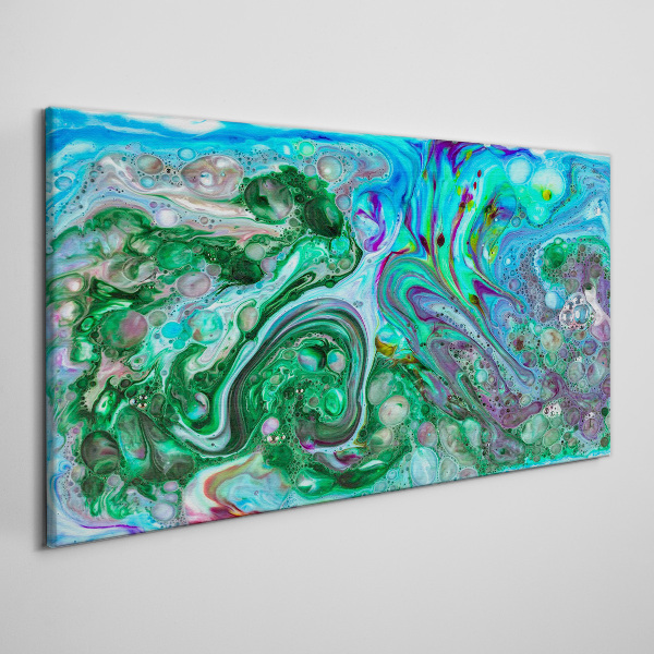 Ocean waves of colors Canvas print